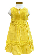 Guipure Lace Sleeveless Dress