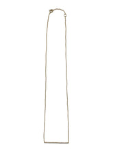 Isaz Bar Pendant Necklace - Gold