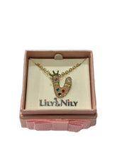 Initial Pendant "V" Necklace