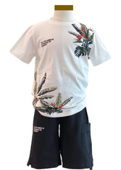 'Banana Like Tree' Design Top and Short Set