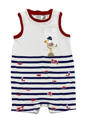 Mayoral Stripe Chick Print Shortie