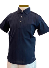 Fit Ribbed Polo Shirt