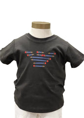 Pencil Eagle Logo Cotton T-Shirt