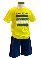 Yellow 'Unexpected' Top and Short Set