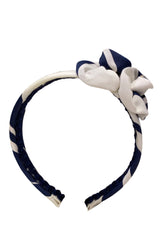 Blue-White Stripe Hairband
