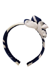 Blue-White Stripe Hairband