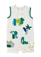 Mayoral Green Theme Animal Print Shortie