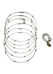 Silver Wired Bangles