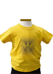 Abstract Geo Eagle Print Cotton T-Shirt