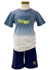 'Surf Surf Surf' Ombre Top and Short Set