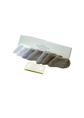 White Gray Shades, Set of 7 Socks