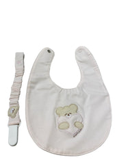 Nanan Bib and Pacifier Holder Set