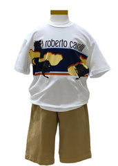 Lions Cloud Print Top and Short Set