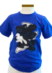 Stretch Cotton with Pattern Embroidery T-Shirt