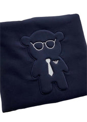 Manga Bear Embroidered Blanket