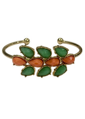 Rowan Leaf Bangle - Mint Tangelo