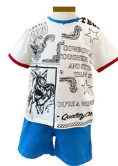 'VERSACE 1978 MILANO' Cowboy Top and Short Set