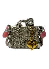 Handbag with Bow Charm