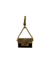 Black Gold Handbag Charm