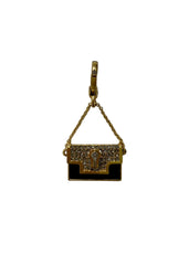 Black Gold Handbag Charm