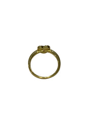 Red Heart Lock Ring