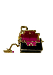 Black Gold Handbag Charm