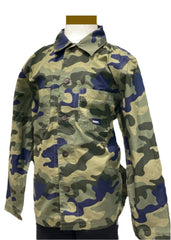 Collared Camouflage Long Sleeve