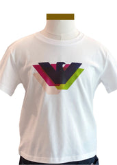 Four Colour Layered Eagle Logo T-Shirt