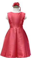 Fuschia Satin Dress