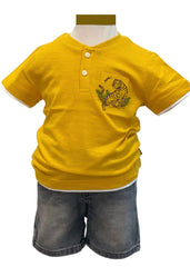 Tiger Print Pocket Top and Short Set