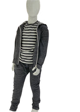 Gray Set of Three Tracksuit