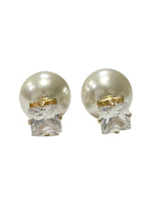 Crystal Pearl Earring