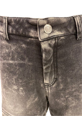 Black Young Versace Faded Black Regular Fit Jeans