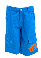 Blue Orange Young Versace Blue Cargo Shorts