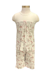 Floral Sleeveless Pyjama Top and Short Set