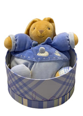 Medium Chubby Rabbit Blue Toy
