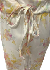 Ivory Multi Silky Floral Pyjamas