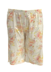 Ivory Multi Silky Floral Pyjamas