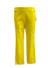 Yellow Canary Yellow Versace Trouser Trousers