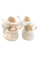 White Pearl Neck Sleeveless Dress Set