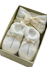 Rhinestone Bow Bootie and Headband Set