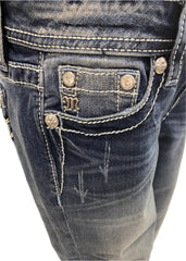 Multi Color Sequins Cuffed Capri Quarter Pants