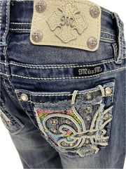 Multi Color Sequins Cuffed Capri Quarter Pants