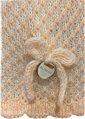 White Orange Knitted Sweater
