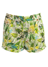 Green Multi Floral Shorts