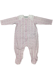 All-Over-Print 'EA' Stripe Romper