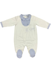 Romper Suit Cotton Crepe Collar