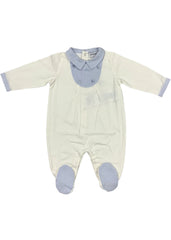 Romper Suit Cotton Crepe Collar