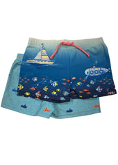Under The Sea Design Swim Shorts Set