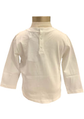 Space Print Cotton Long Sleeves T-Shirt